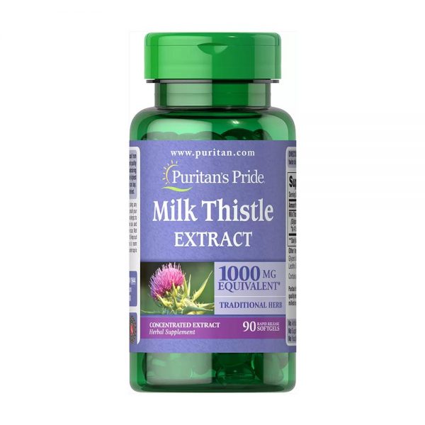 Milk Thistle Extract 1000 mg ( máriatövis mega dózis) 90 kapszul