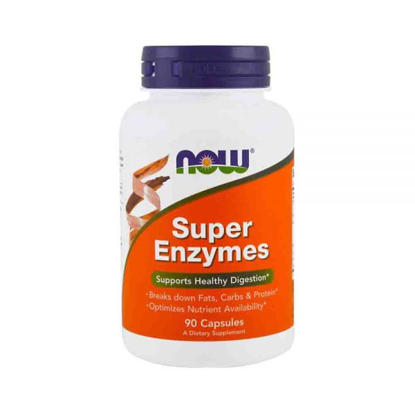A NOW® Szuper Enzim keverék egy komplex enzim , amely támogatja az egészséges emésztést. A termék, tartalmaz bromelaint, Ox Bile, pankreatint és papaint, melyek segítik a zsírok, szénhidrátok és fehérjék bontását.
