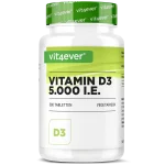 Vit4ever D3-vitamin Depot 5000 NE – 365 tabletta | Hosszú hatású D3-vitamin