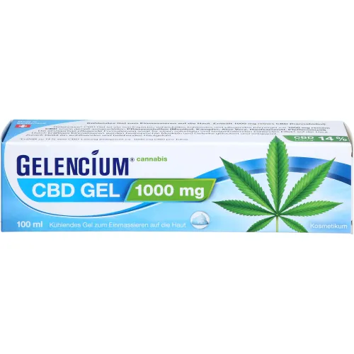 GELENCIUM Cannabis 1000mg. CBD  Gél 100 ml.